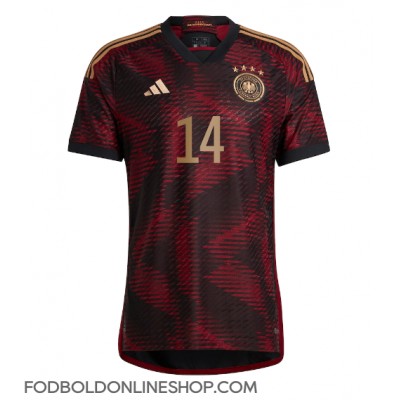 Tyskland Jamal Musiala #14 Udebanetrøje VM 2022 Kortærmet